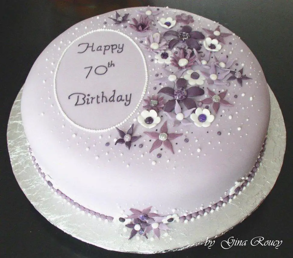 seventy birthday cakes