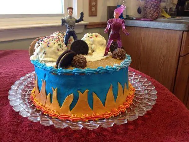 sharkboy and lavagirl birthday cake