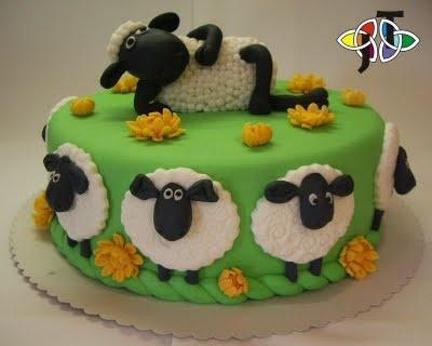 sheep cakes birthday