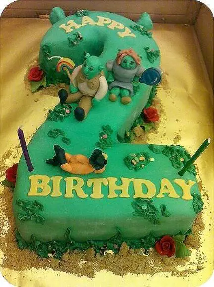 shrek birthday cakes