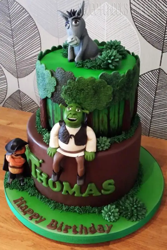 shrek birthday cakes