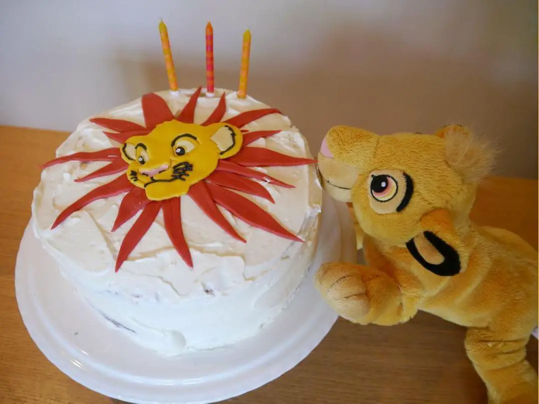 simba birthday cake