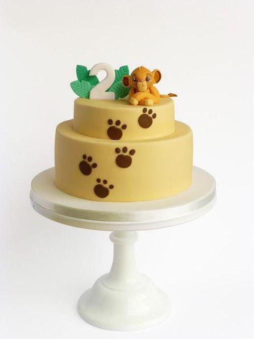 simba birthday cake