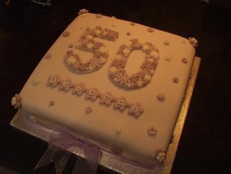simple 50th birthday cakes
