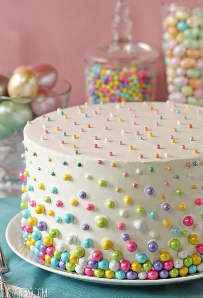 simple pretty birthday cakes