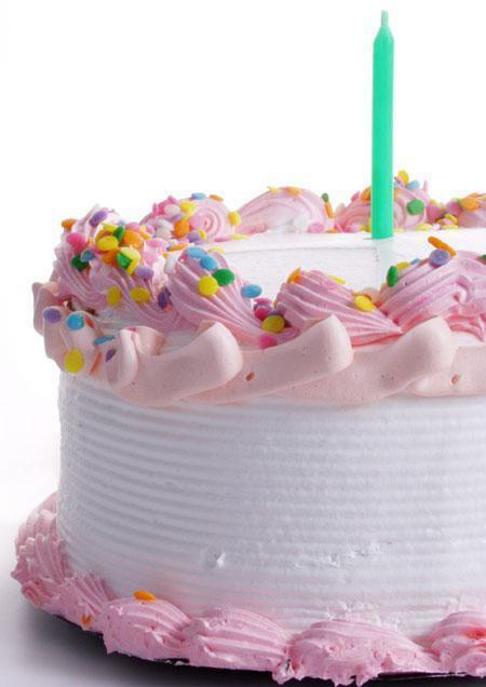 simple round birthday cake ideas