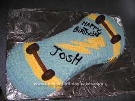 skateboard birthday cakes