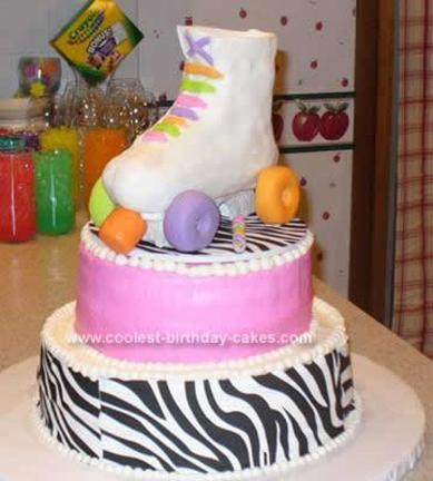 skating birthday cakes