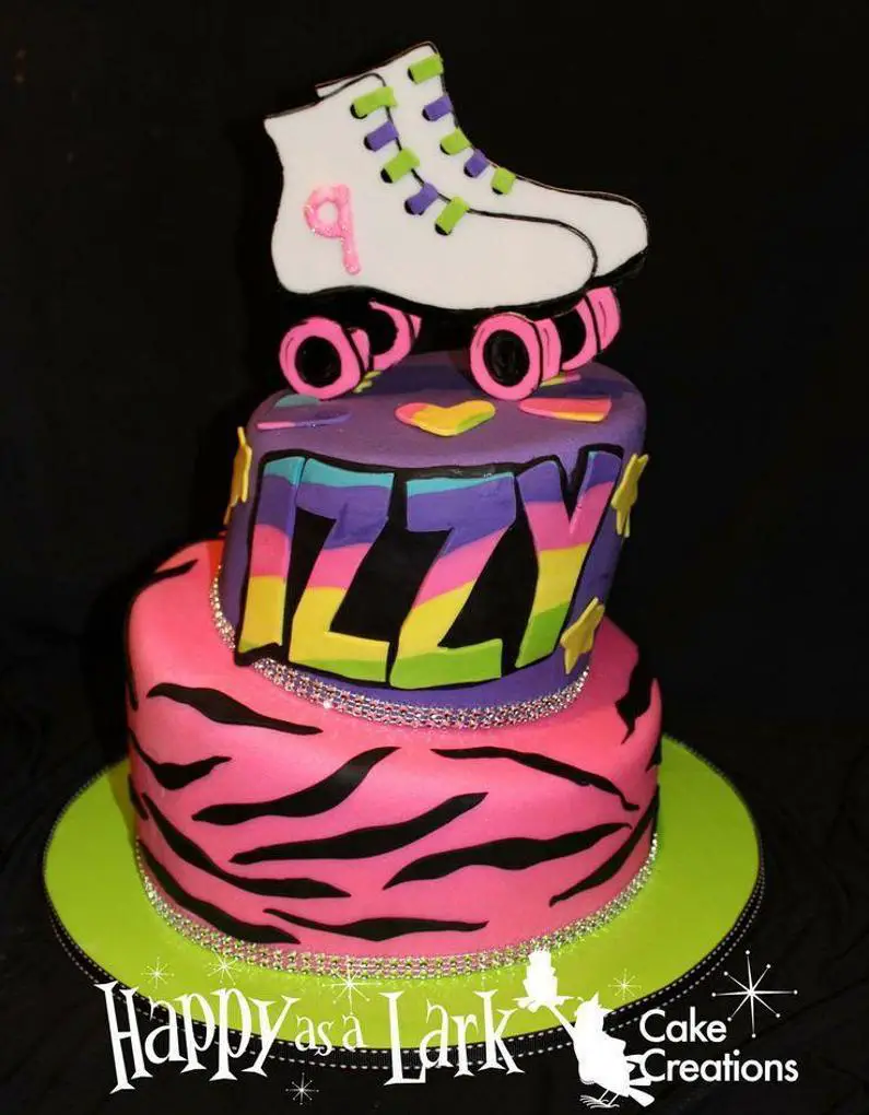 skating birthday cakes