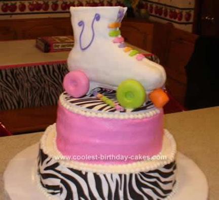 skating birthday cakes
