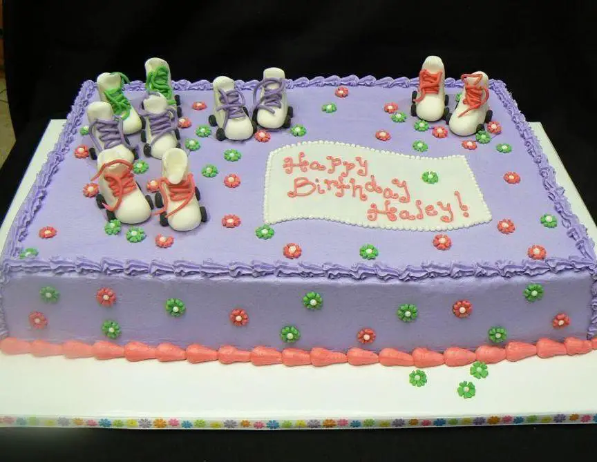 skating birthday cakes