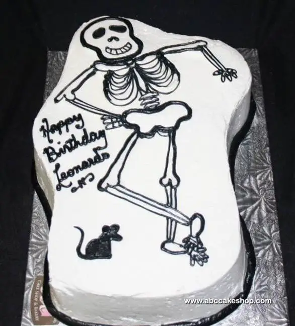 skeleton birthday cakes