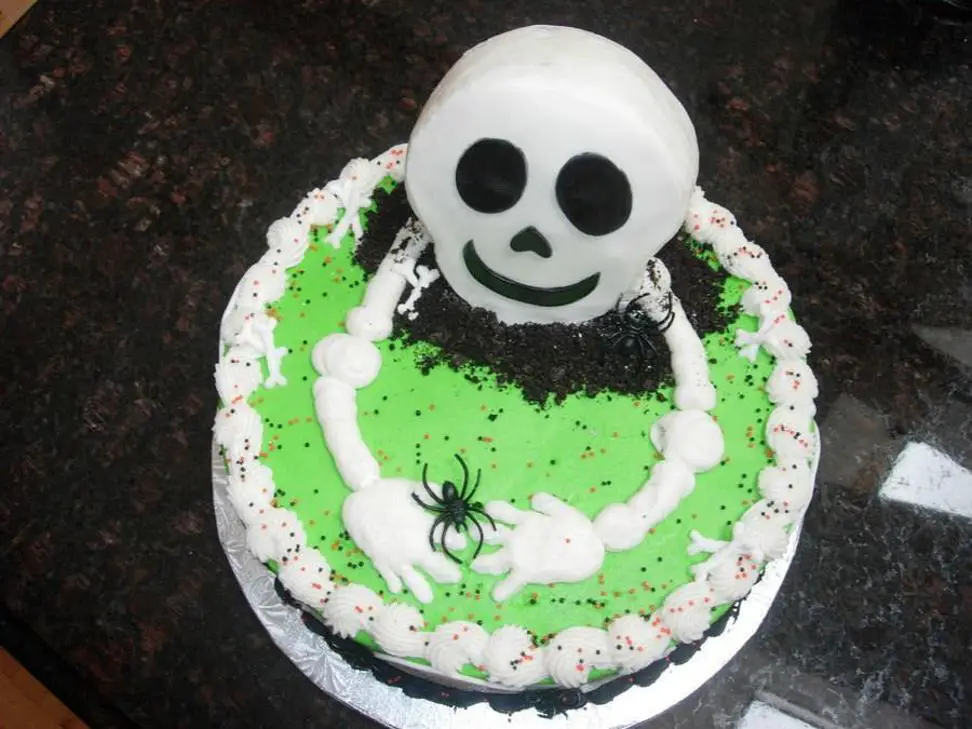 skeleton birthday cakes