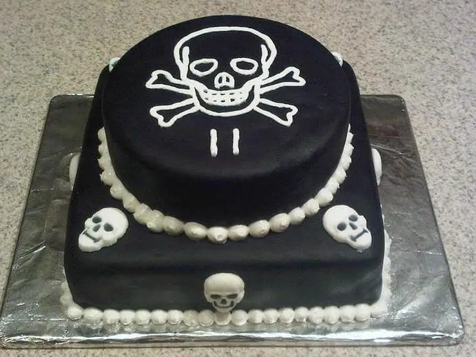 skeleton birthday cakes
