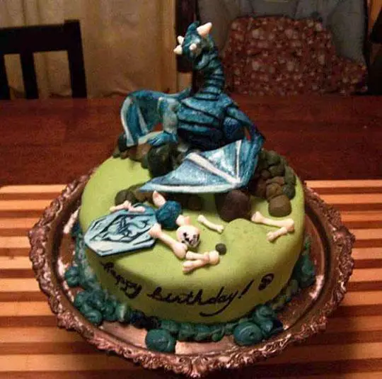 skyrim birthday cake