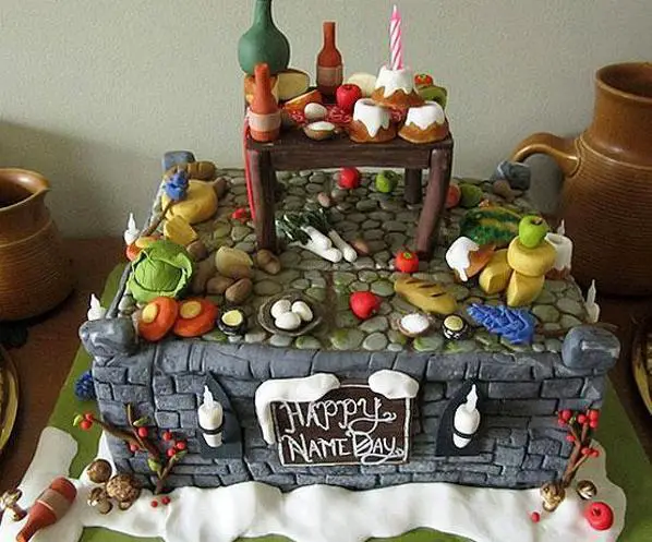 skyrim birthday cake