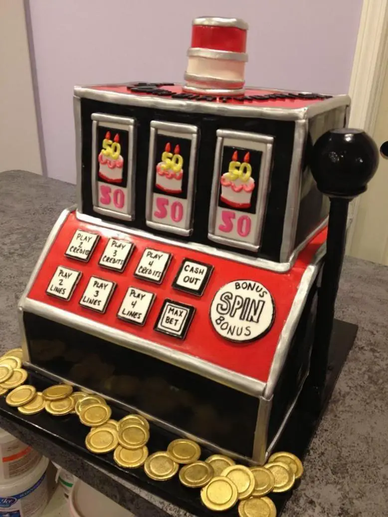 slot machine birthday cakes