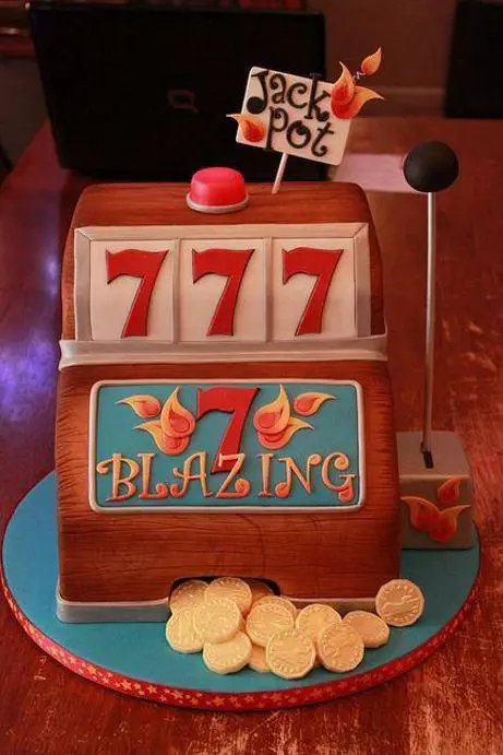 slot machine birthday cakes