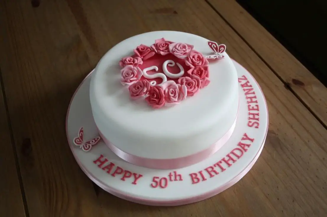 Small 50th Birthday Cakes Thesmartcookiecook