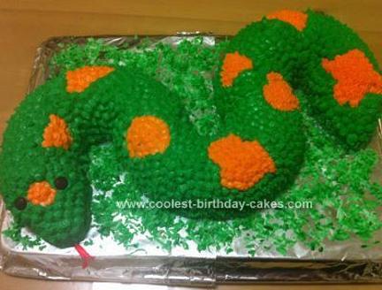 snake cakes birthday