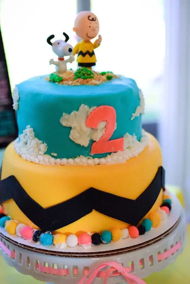 snoopy birthday cake ideas