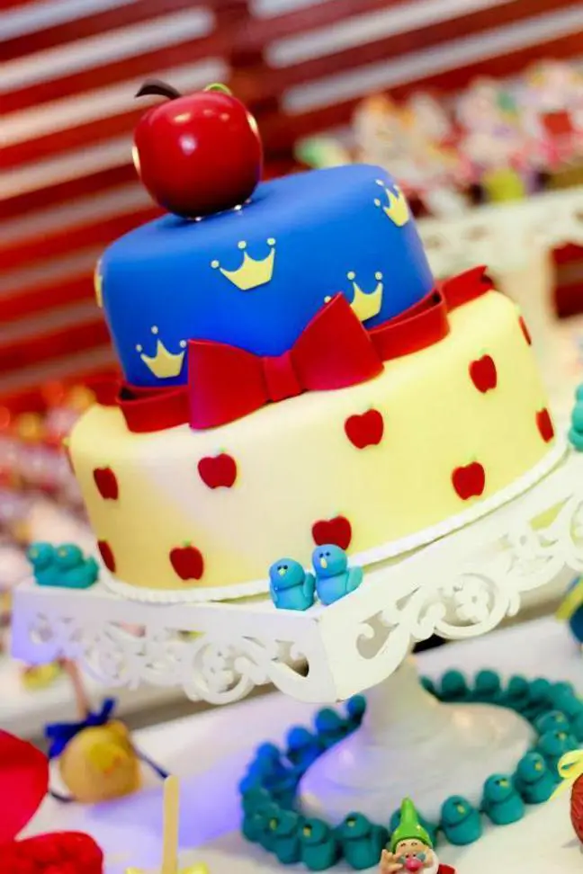 snow white themed birthday cakes