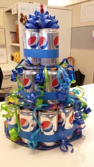 soda can birthday cake