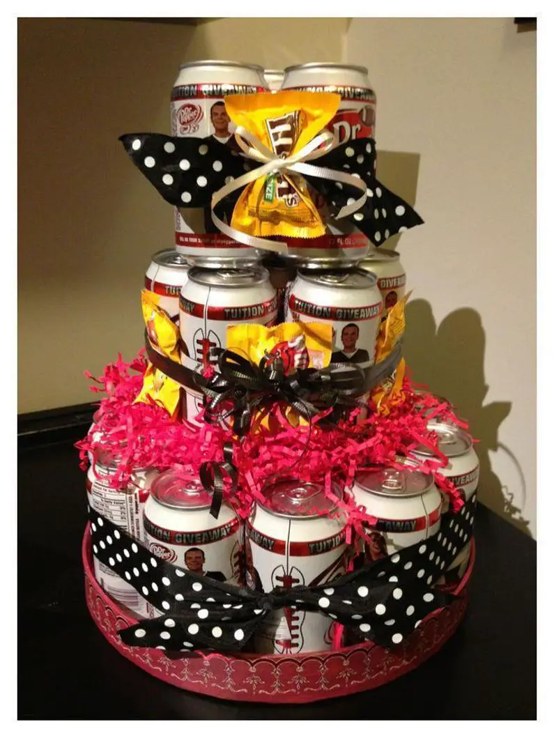 soda can birthday cake