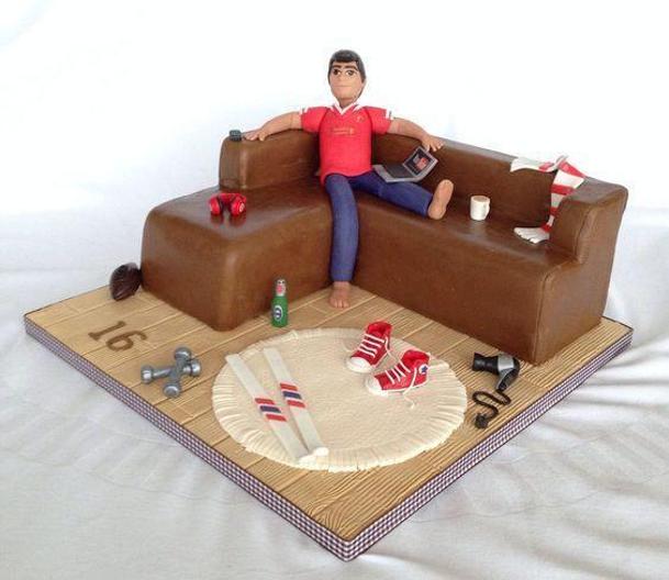sofa birthday cake