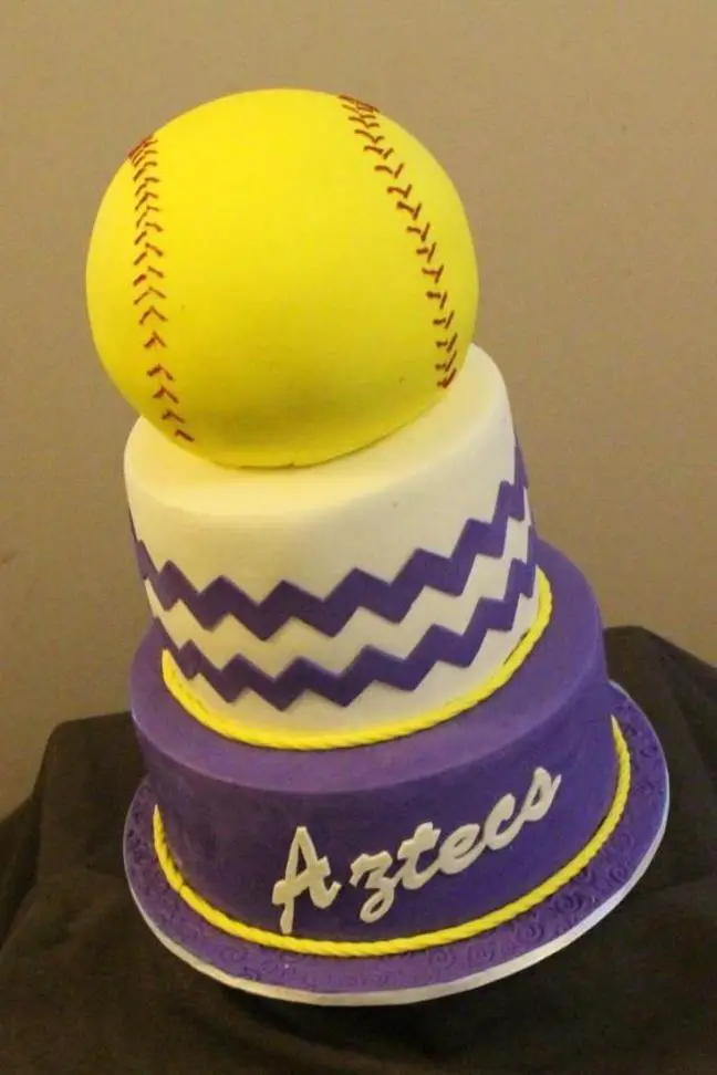 softball birthday cakes