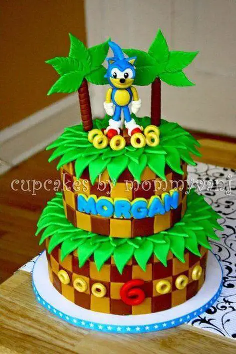 sonic the hedgehog birthday cakes