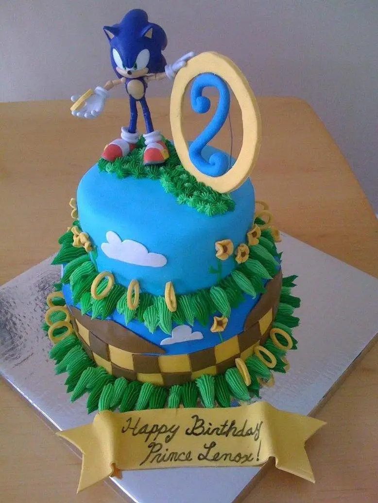sonic the hedgehog birthday cakes