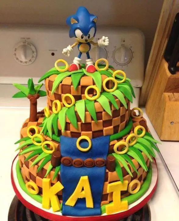 sonic the hedgehog birthday cakes