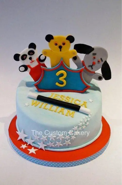 sooty birthday cake