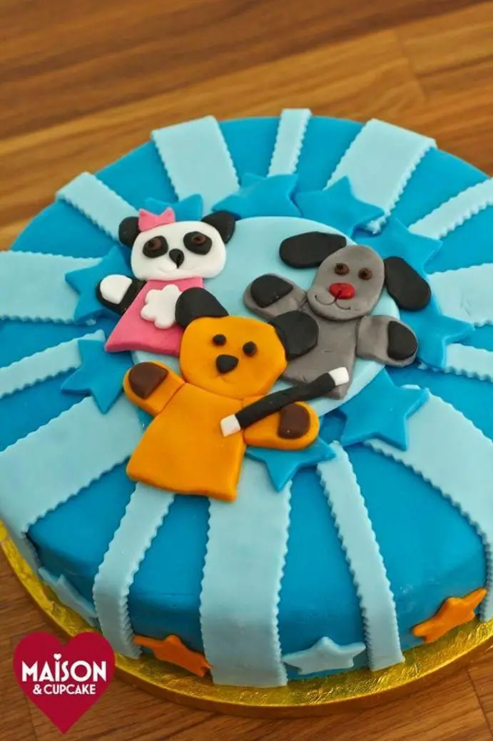 sooty birthday cake