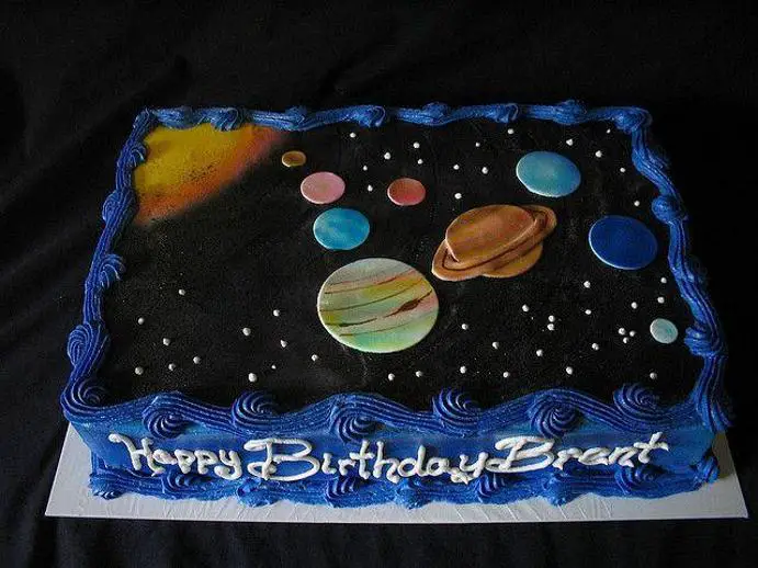 space birthday cakes