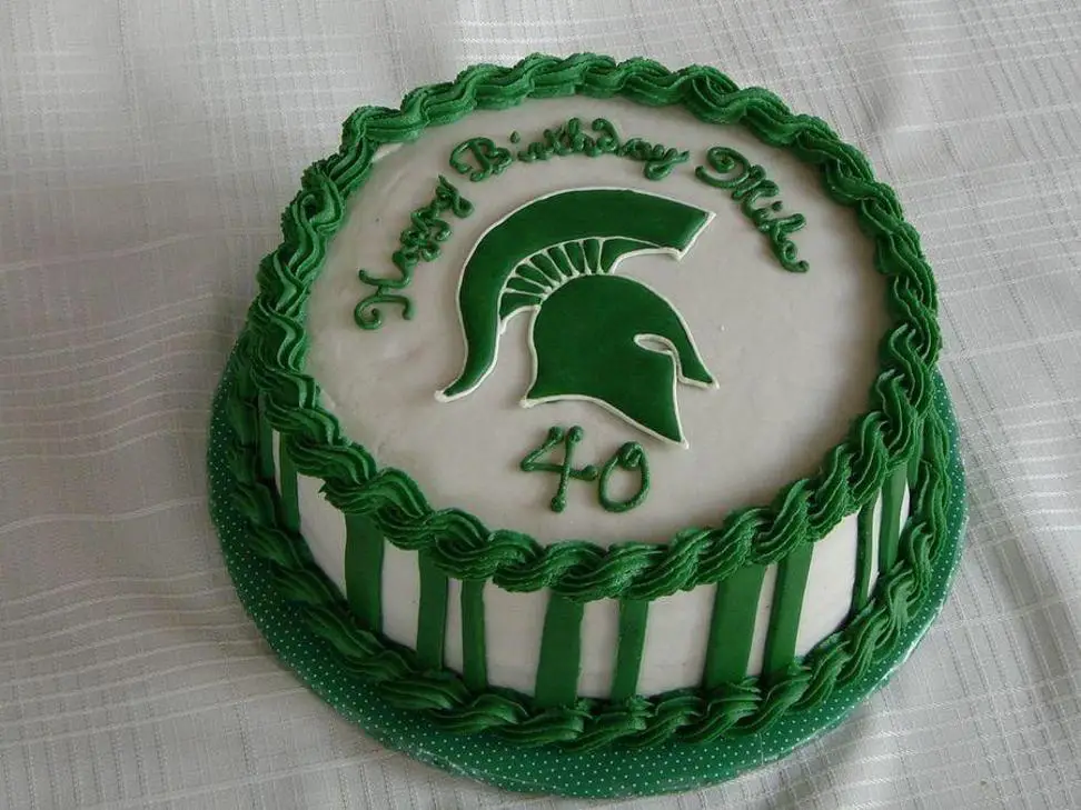 spartan birthday cake