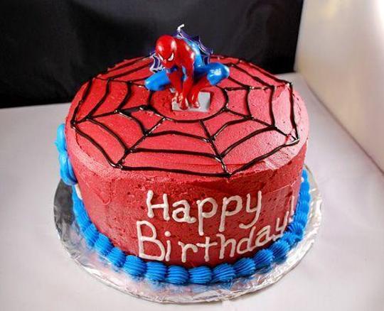 spiderman birthday cakes for boys