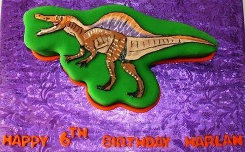 spinosaurus birthday cake
