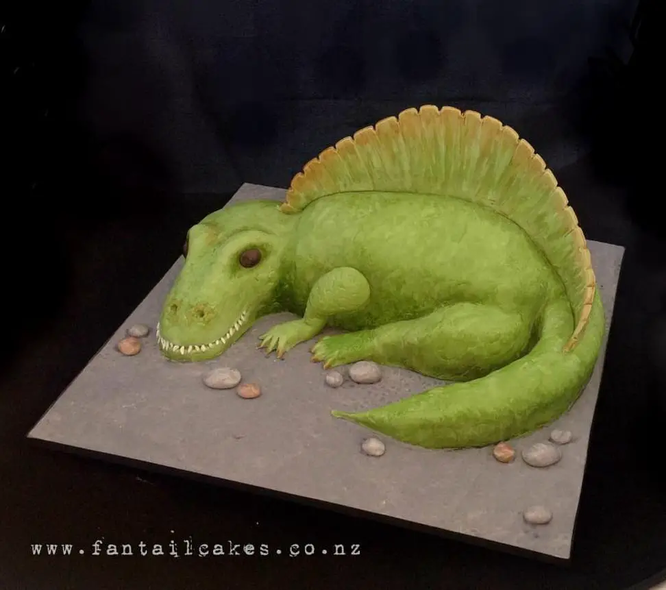 spinosaurus birthday cake