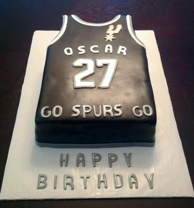 spurs birthday cake