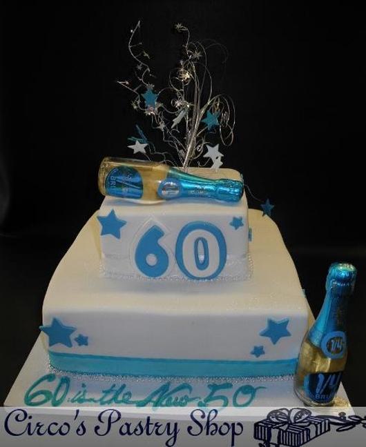 square 60th birthday cakes