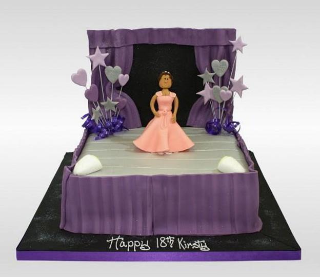 stage birthday cake