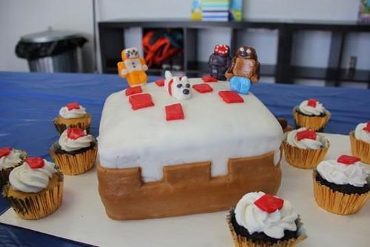 stampylongnose birthday cake