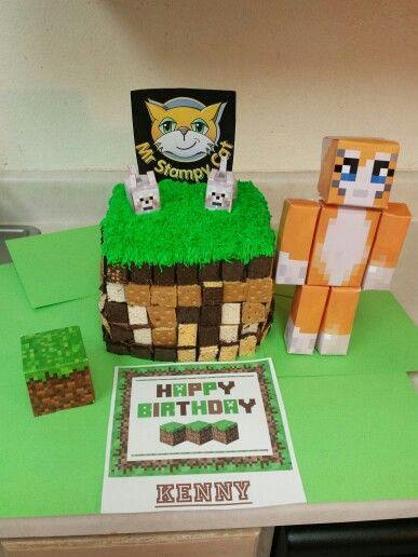 stampylongnose birthday cake