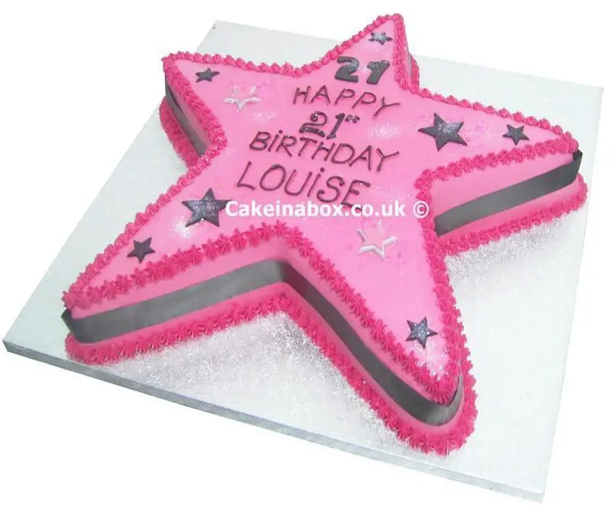 star shaped birthday cake ideas