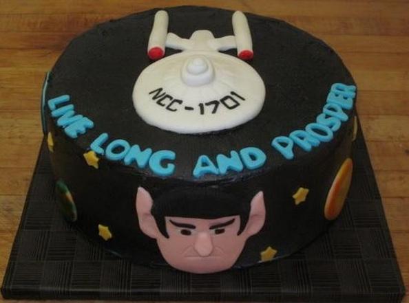 star trek birthday cake