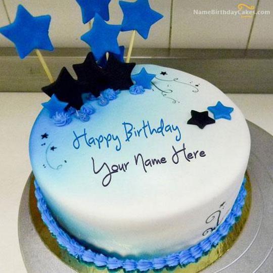 stars birthday cake