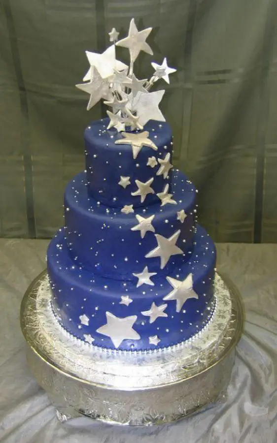 stars birthday cake