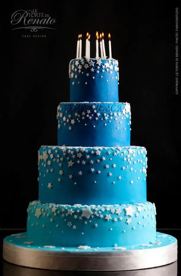 stars birthday cake